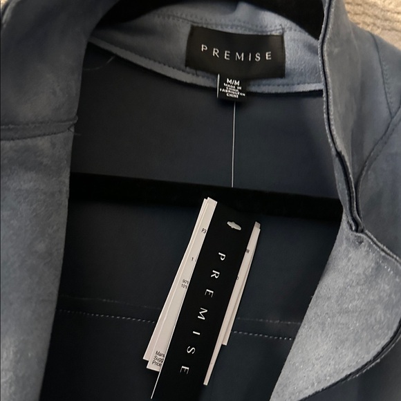 Premise Slate Blue Open Jacket - Picture 3 of 5